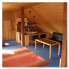Wohnraum der Ferienwohnung